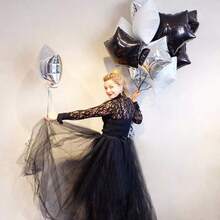 18" ,10" Star Balloons Foil Balloons Mylar Balloon For Birthdays Christmas, Halloween, New Year's Day,Baby Shower, Gender Reveal, Wedding, Magical Prom, Engagement Party Decoration