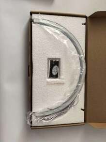 Luminária de LED estilo meia-lua moderna, acabamento em metal fosco, com alimentação USB, para manicure, extensão de cílios, tatuagem e cuidados com a pele, com controle por botão e cúpula de plástico - inclui vários componentes, cor sólida, sem necessidade de bateria