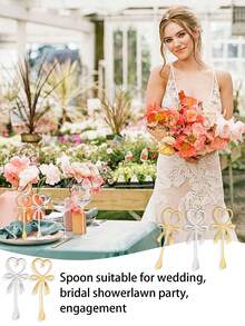 1 Piece/3 Pieces/6 Pieces Coffee Spoon, Long Handle Dessert Spoon, Heart Butterfly Coffee Spoon, Heart Bow Hanging Cup Spoon, Stainless Steel Coffee Stirring Spoon, Table Spoon, Stainless Steel Heart Bow Spoon, Stainless Steel Honey Spoon, Baking Spoon, Ice Cream Spoon, Heart-Shaped Design Spoon, Cute Spoon, Tea Spoon,