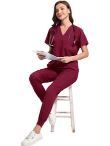 Scrub Sets - Kırmızı - Görünüm 2