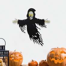 Halloween Mini Figurine Horror Decorations Micro Models For Scary Party Haunted House Tabletop Display Trick Or Treat Accessories - Black - View 4