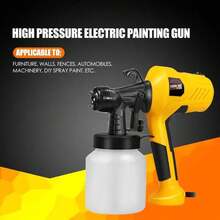 Pulverizador eléctrico, pulverizador para casas, apto para pintar muebles, casas, vallas, paredes y puertas - Tipo de Enchufe A USA (110-127V) - Ver 4