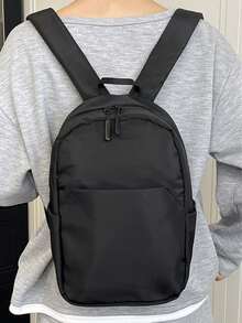 小型休闲背包 简约黑色校园背包 大学生背包 校园笔记本电脑背包 大型旅行通勤背包 轻便背包 夏季校园背包 尖叫包 背包 冬季圣诞节礼物旅行包 感恩节假期电脑 男士背包 黑色背包 徒步旅行 大容量 多功能户外便携时尚休闲度假腰包 包包礼物 旅行必需品 节日必需品 书包 露营包 返校沙滩包 沙滩笔记本电脑包 运动生活