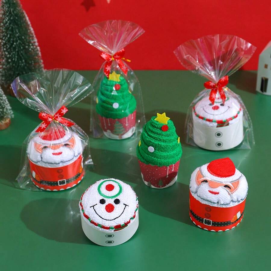 1 pieza Toalla de regalo de Navidad - Favor de fiesta único, regalo navideño atento, toalla suave y adorable - Suministros esenciales para una celebración memorable de la fiesta de Navidad