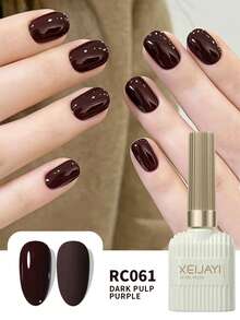 XEIJAYI 1 件 15ml 凝胶指甲油，流行色凝胶清漆，可去除 UV/LED 凝胶指甲油，适用于春夏季家庭沙龙美甲 DIY