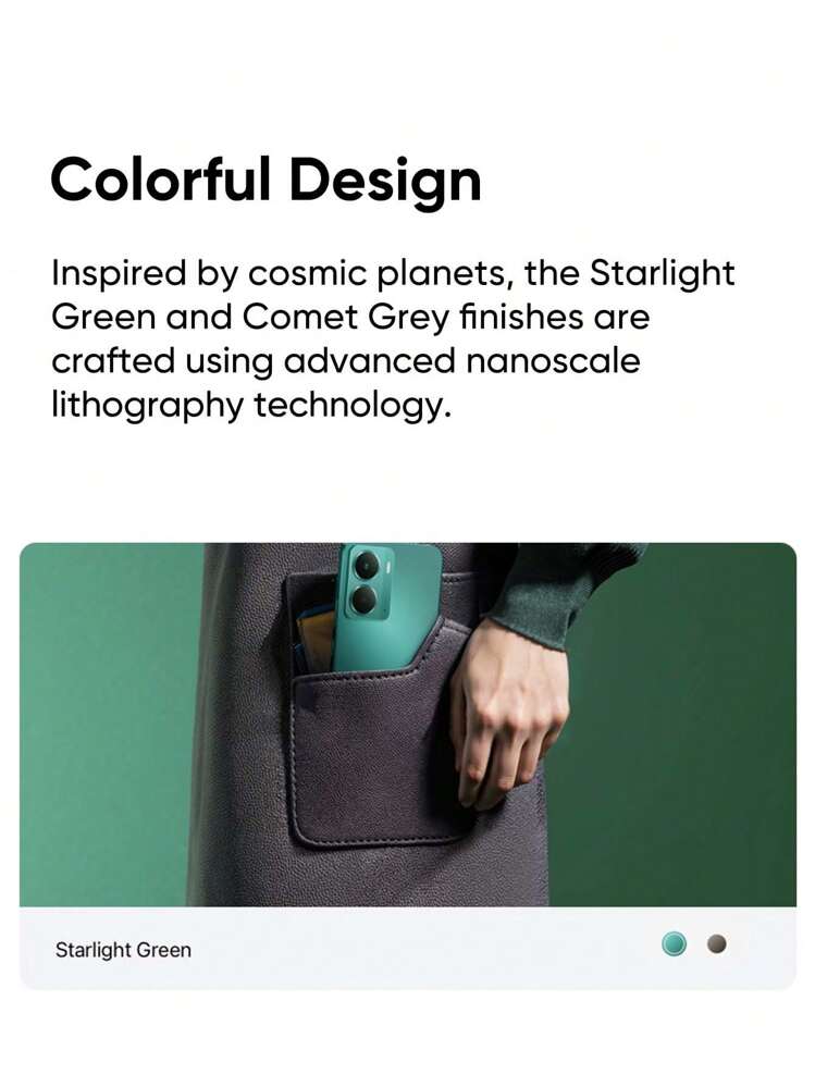 Realme P3 5G 8GB+256GB / 12GB+512GB 5G LTE, Global Version, Unlocked Cellphone, Andriod 15 Smartphone For Game, 6.67'' FHD 120Hz Display, 5260mAh Battery Celulares, 50M Camera Mobile Phone 7.97mm Thin, No Adaptor - Green - View 10