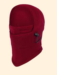 1 件儿童颈部全脸滑雪面罩帽儿童羊毛拉法帽男孩女孩儿童滑雪帽 - 純色 - 查看 17