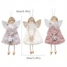 Boże Narodzenie Nowy Kreatywny Anioł Dekoracja Wisząca Ozdoba Dekoracja Imprezowa Prezent, Boże Narodzenie