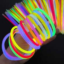 100/200Pcs Glow Stick,Multicolor Party Supplies,Glow In The Dark Party Favors For Adults,Suitable For Parties,Weddings,Birthdays,Halloween Decor,Glow Sticks For Wedding,Birthday Decorations,Christmas,Luminous Party Holiday Decorations,Light Up The Party Atmosphere ﻿ - 200 que huỳnh quang - Xem 6