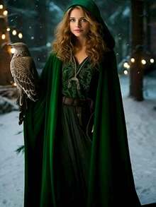 1 Pieza Chal de terciopelo para adulto de 150 cm (59 pulgadas) de largo, sin necesidad de energía, perfecto para disfraces y accesorios de fiesta de diversos festivales y eventos