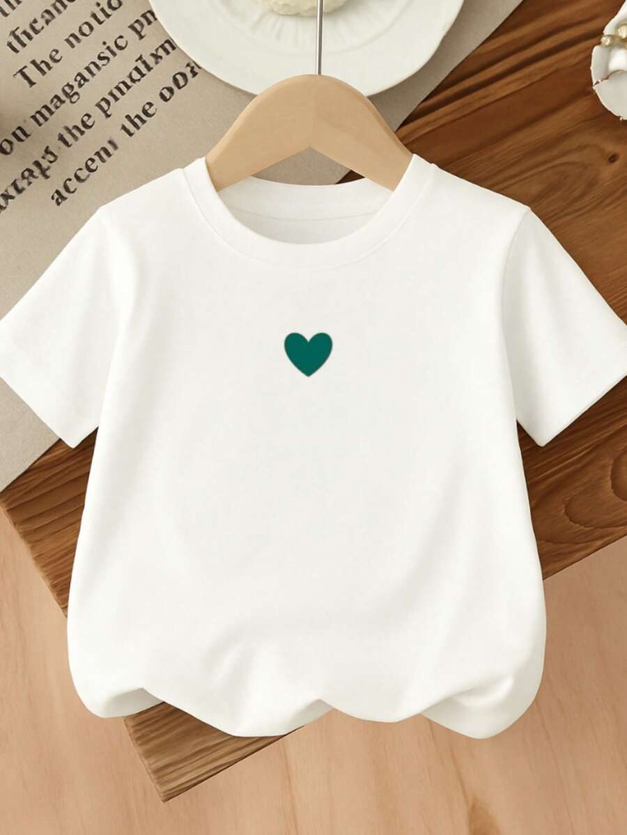Camiseta Infantil Algodão Estampada Dream Self Love Club 340 Blusa Criança Manga Curta Gola Redonda Tecido Premium Confortável