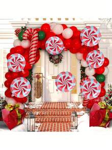 10 buc 18 inch Lollipop bomboane folie heliu baloane colorate moară de vânt nuntă ziua de naștere petrecere Crăciun baloane decorare