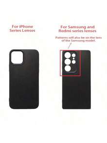 1pc TPU Material Blue Elegant Floral Pattern Full Screen Phone Case Compatible With Apple/ Phones - White - View 6