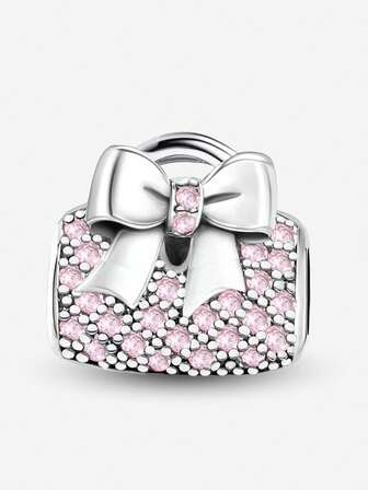 1Pc Fashionable Bear Birthday Tag Bead Fit Bracelet Fine Gift For Women Making Jewelry Pendant Suitable For Valentine's Day To Give To The Girl You Love