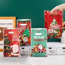 10 Stück/30 Stück/60 Stück Weihnachtsthemen Gastgeschenke Fröhliche Weihnachten Party Überraschungs-Süßigkeitentüten Dekorationen Geschenktüten