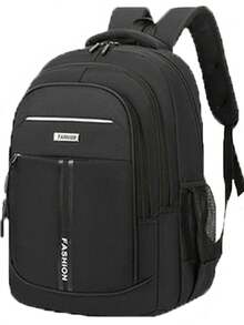 Mochila de grande capacidade para homens, para lazer, viagens e uso de computador. Adequada para estudantes do ensino médio, faculdade e universidade. - Multicolorido - Visão 13