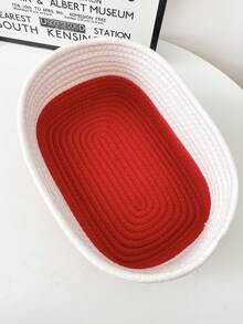 1pc Bathroom Countertop Storage Basket, Towels, Toiletries, Toilet Paper Organizer, Suitable For Living Room, Bedroom, Bathroom, Holiday Gift Basket, Christmas, Bathroom Accessories, Room Decor