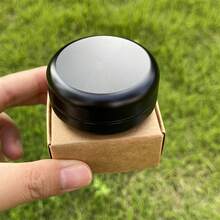 1 pieza/55mm Caja de almacenamiento de tabaco de aleación de aluminio - Impermeable, compacta y portátil, caja de almacenamiento de metal de bolsillo, a prueba de olores, a prueba de humedad y hermética, con tapa con bisagras, fácil de transportar, ideal para preservar cigarrillos, café y artículos pequeños