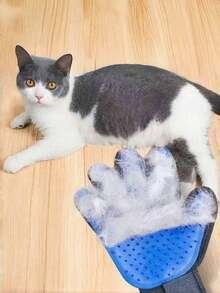 通用宠物美容手套 - 适用于犬、猫和长毛兔，轻柔梳理毛发，具备洗澡和按摩功能，腕带可调节，易于清洁，五指设计，适合短毛和长毛宠物，采用耐用硅胶材质，适合所有犬种和猫爪尺寸，宠物美容产品，柔软的宠物美容工具，多功能洗澡、脱毛、按摩、梳理和刷毛手套 - 彩色 - 查看 17