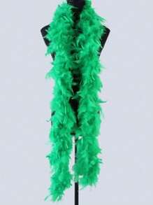 1 件人造羽毛 Chandelle 围巾天然蓬松围巾充满活力的茶会狂欢节生日派对婚礼装饰照片展位服装道具舞蹈装扮 DIY 工艺品