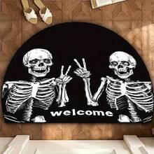 1pc Design Doormat, Small Rug, Welcome Mat, Carpet, Floor Mat, Outdoor Doormat, Kitchen Rug, Home Decor, Front Door Mat, Area Rug, Outdoor Mat, Home Decor, Area Carpet, Garden Carpet, Washable Plush Rug - Multicolor - View 1