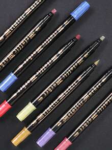 GUANGNA 36 Pennarelli per vernice acrilica brillante - Penne glitter metalliche per l'arte creativa su una varietà di superfici - Perfette per scrapbooking, pittura su rocce, ceramica, vetro, legno, tessuti, tela, tazze per uso artistico professionale