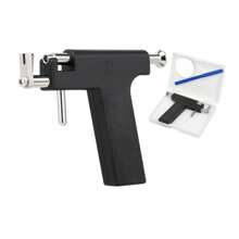 1 Set 98pcs Reusable Ear, Body, Nose, Navel, Lip, Tongue Piercing Gun Machine Supplies Toolkit, Includes Earrings, Professional Sterile Piercing Tools - Multicolor - View 18