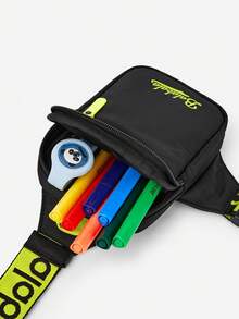 Balabala 儿童斜挎包 拼色轻便背包