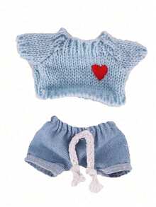 1 set de vêtements (sans poupée) adapté aux vêtements/accessoires de poupée de 17 cm, pour poupée LABUBU, poupée, vêtements de poupée