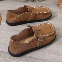 Nuevos mocasines planos de mujer con hebilla de cobre al estilo Ins, disponibles en 4 colores, casuales, cómodos y versátiles para uso diario, con suela antideslizante