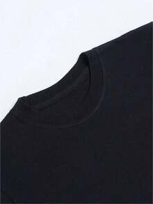 Herren Sommer Neue Tennisclub Thema  Druck Klassisches Kurzarm Micro Stretch Rundhals Bequemes Atmungsaktives T-Shirt