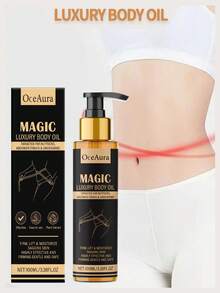 100ml Firming Body Essence Oil, Lightweight Moisturizing Body Massage Oil Designed For Body Care, Comfortable And Unburdensome, Tightens Skin And Enhances Skin Elasticity For A Firming Effect. - Minyak Tubuh - View 3