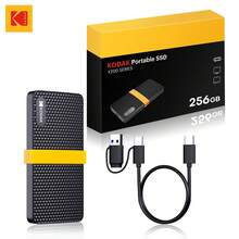Kodak Disco Sólido Externo Portátil Kodak SSD de 1TB con conector Tipo-C USB3.1, también disponible en 512GB y 256GB, para escritorio/portátil/smartphone