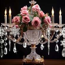 18 Stück Kristall Weihnachtsschmuck für Weihnachtsbaum Dekorationen - Hängende Acryl Schneeflocken und Eiszapfen Ornamente mit Tropfen Anhängern für Neujahrsparty Dekorationen Zubehör Heim Dekoration Weihnachtsdekorationen Raumdekoration Winter