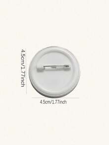 1pc No Smoking Sign, I Love Music, Big Red Lips, 8 Ball, Enamel Pin Brooch, Button Pin, Suitable For Clothes, Bags, Backpacks, Fun Gift For Friends And Family - Multicolor 7 - View 8