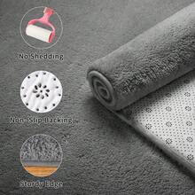 Sour Lemon Carpet Rugs Living Room Large Size, Area Rugs For Bedroom Washable Rug Anti Slip Short Pile Soft Living Room Rug Home Decoration Fluffy Carpets Rugs Extra Large Rugs For Living Room Kid's Room - Dark Grey - View 5