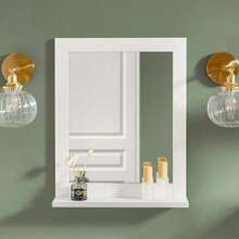 SoBuy Bathroom Mirror FRG129-SG - 白色 - 查看 3