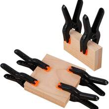 Miliocry 2/4/6/8/10pcs Spring Clamps Heavy Duty, Balloon Arch Clips, Removeable Rotatable Jaws, Backdrop Clips Small Clamps For Crafts Woodworking Background Photography