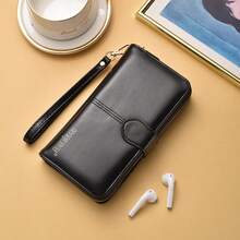 New Fashion Women's Long Zipper Wallet, Large Capacity Multi-Card Slots Clutch Purse - Multicolor - View 8