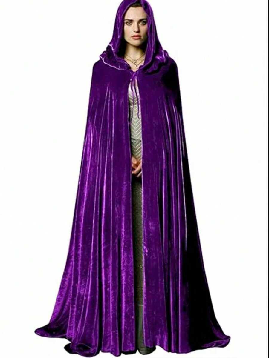 1 Pieza Chal de terciopelo para adulto de 150 cm (59 pulgadas) de largo, sin necesidad de energía, perfecto para disfraces y accesorios de fiesta de diversos festivales y eventos