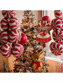 10 buc 18 inch Lollipop bomboane folie heliu baloane colorate moară de vânt nuntă ziua de naștere petrecere Crăciun baloane decorare