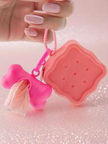 1 pieza Bolsa de entrenamiento de silicona para mascotas para uso en exteriores + 1 pieza Bolsa para desechos de mascotas + 1 pieza Dispensador de bolsas para excrementos de mascotas, Bolsa de recompensas conveniente para pasear perros, Mochila para pecho/cintura para gatos/perros para senderismo, camping