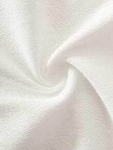 男童经典休闲百搭棉质刺绣卫衣，可单穿或叠穿 - 白色 - 查看 11