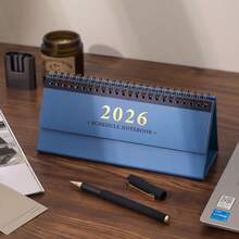 Calendario de escritorio mini 2026, versión horizontal minimalista, estilo INS, decoración de escritorio, planificador, seguimiento mensual - Unitalla - Ver 3