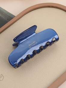 1pc Plus Size Women's Leopard Print Acrylic Hair Claw Clip, Fashion Hair Accessory For Ponytail, Mother's Day Gift, Suitable For Thick, Long, Curly, Wavy Hair Hair Accessories Fall Hair Clips Autumn Decor Accessories For Women