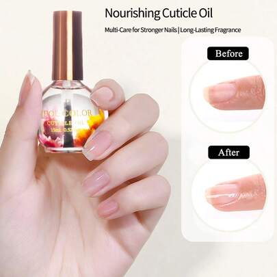  IDOL COLOR 高级日式指甲边缘滋养油，香氛角质层护理油，滋润修护指甲 - 富含维生素E和天然植物油，低敏配方，适合所有肤质