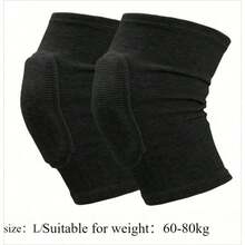 Sports Compression Knee Pads Elastic Knee Braces With Thickened Sponge, A Pair Of Elastic Support Knee Pads With Extra Cushioning, Suitable For Ballet, Volleyball, Yoga, Gym Workouts, Non-Slip And Anti-Collision Protection, Suitable For Outdoor Activities, Floor Sports, Kneeling And Cold Weather Warmth, Knee Protection Accessories - Multicolor - View 10