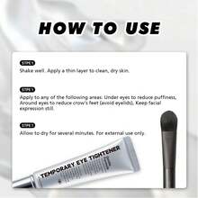 Instant Temporary Eye Tightener Cream - Reduces Under-Eye Bags, Puffiness & Dark Circles | Anti-Aging For Fine Lines, Firms Delicate Under-Eye Skin - Color - View 6