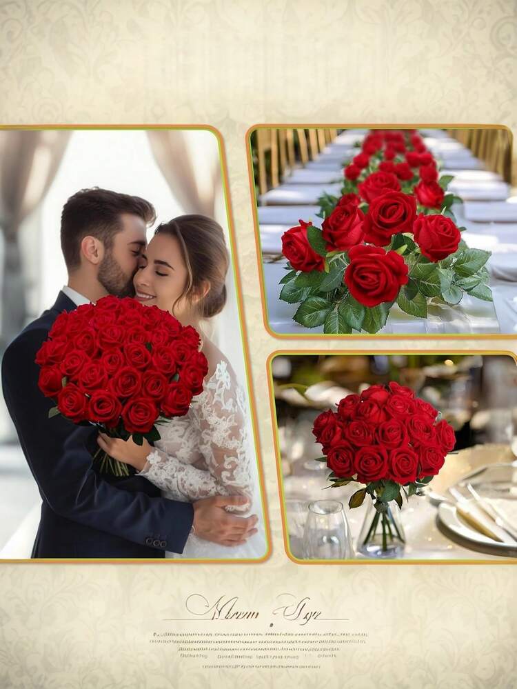 Rose Artificiali in Schiuma EVA per Decorazioni Matrimoniali e Feste, Fiori Giganti in EVA Fatti a Mano, Rose Impermeabili per Esterni