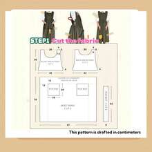 [Dành cho người mới bắt đầu] Mẫu may tạp dề yếm có thể điều chỉnh - Một cỡ vừa với hầu hết người lớn (Phù hợp với chiều cao 155-170cm/5'1"-5'7") Tỷ lệ 1:1, nhiều cỡ | Mẫu giấy màu nâu nhạt kèm hướng dẫn từng bước, Dự án đồ bơi tự làm cho thiết kế thời trang đa năng - Nhiều màu - Xem 8